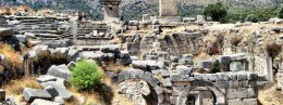 Ruins of the city of Xanthos (Xanphos) in Turkey, Xanthos Valley resort