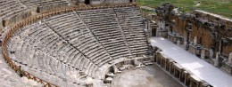 Roman theater in Turkey, Pamukkale resort