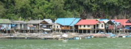 Fishing Village in Phang Nga Bay in Thailand, Phi Phi Resort