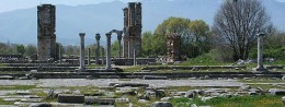 Ruins of the city of Bravrona in Greece
