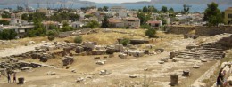Ruins of the city of Eleusis in Greece