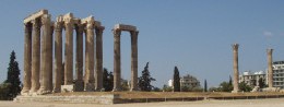 Temple of Olympian Zeus (Olympion) in Greece, resort of Athens