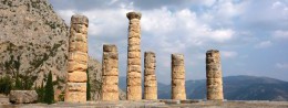 Sanctuary of Apollo the Pythian in Greece, Delphi resort