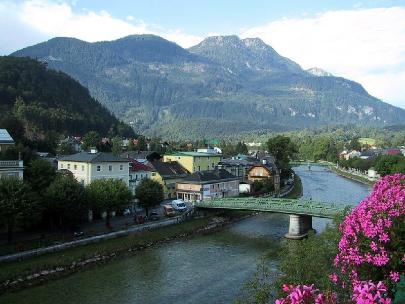 Geography and climate in Bad Ischl