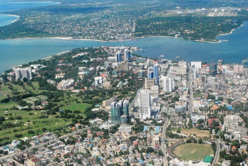 Geography and climate in Dar es Salaam
